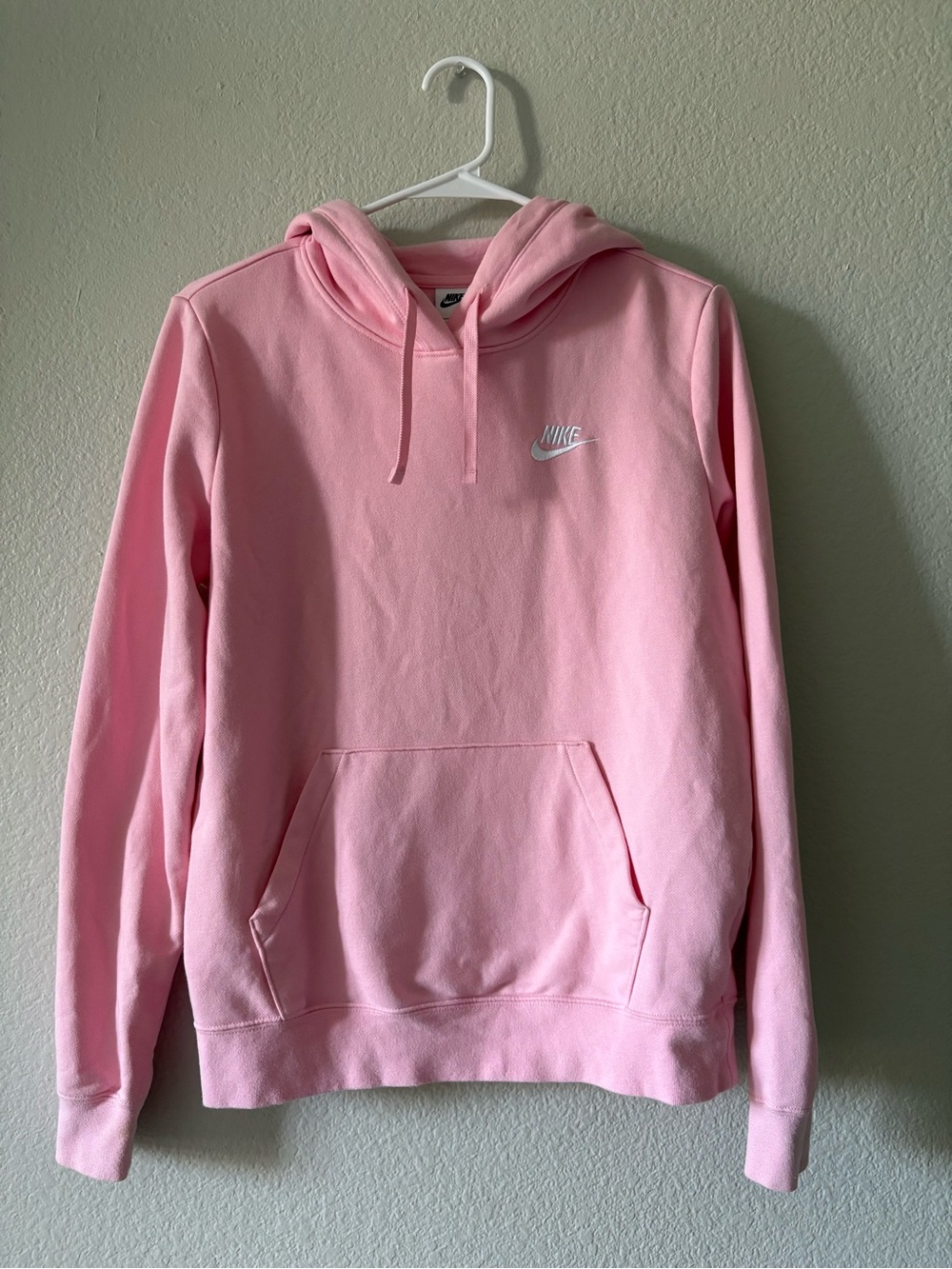 Women’s pink Nike hoodie